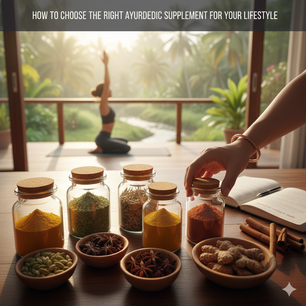Right Ayurvedic Supplement for Your Lifestyle